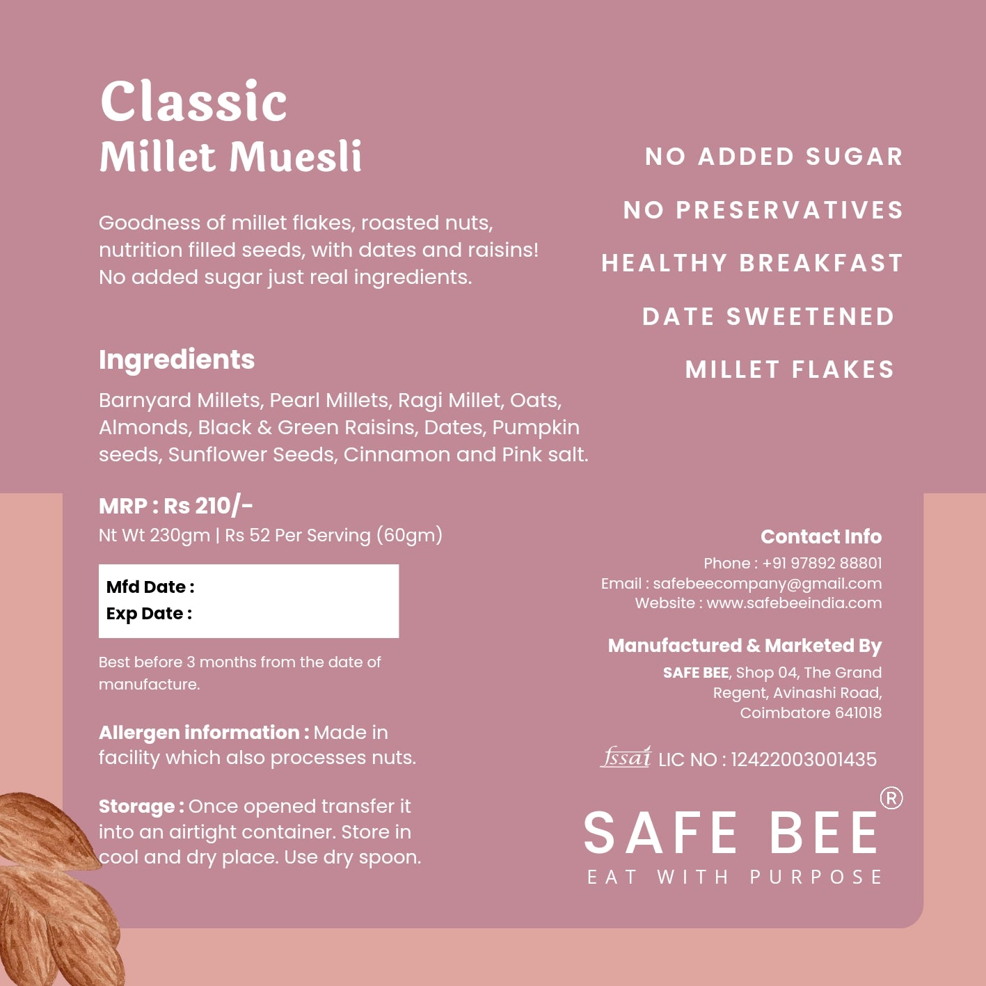 Classic Millet Muesli